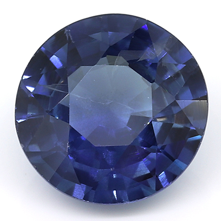 0.93 ct Fine Blue Round Natural Blue Sapphire