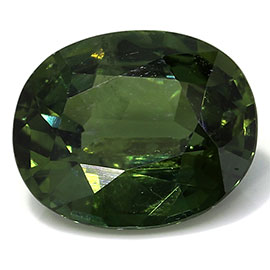 1.10 ct Green  Oval Natural Green Sapphire