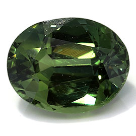 1.11 ct Oval Green Sapphire : Green