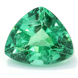 1.01 ct Trillion Emerald : Fine Grass Green