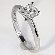 18K White Gold 0.70ct Diamond Ring