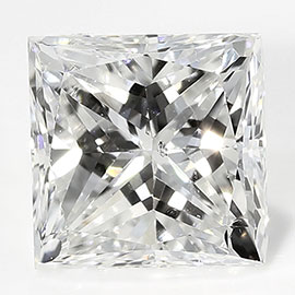 0.64 ct Princess Cut Natural Diamond : F / SI1