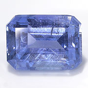 1.98 ct Cornflower Blue Emerald Cut Blue Sapphire