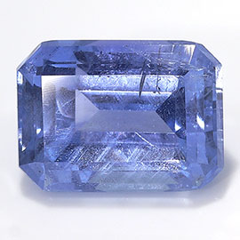 1.98 ct Cornflower Blue Emerald Cut Natural Blue Sapphire