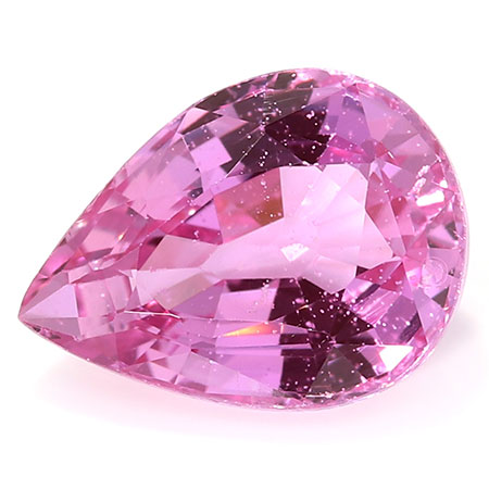 1.48 ct Pear Shape Pink Sapphire : Rich Pink