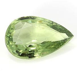 0.46 ct Pear Shape Green Sapphire : Fine Green
