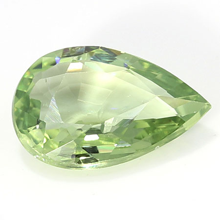 0.46 ct Fine Green Pear Shape Natural Green Sapphire
