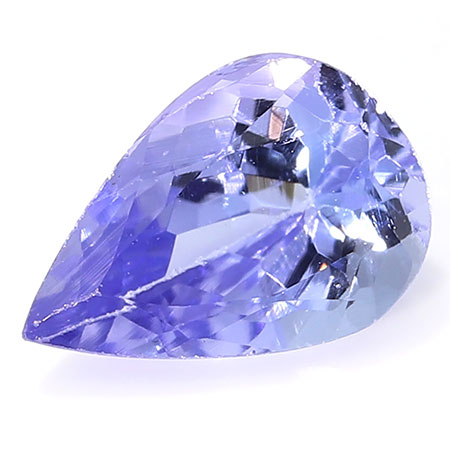 0.43 ct Pear Shape Blue Sapphire : Violet Blue
