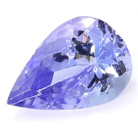 0.43 ct Violet Blue Pear Shape Natural Blue Sapphire