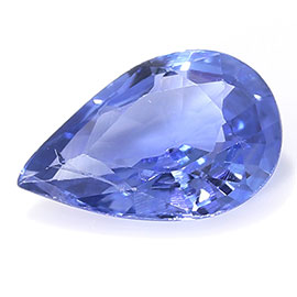 0.38 ct Pear Shape Blue Sapphire : Fine Blue