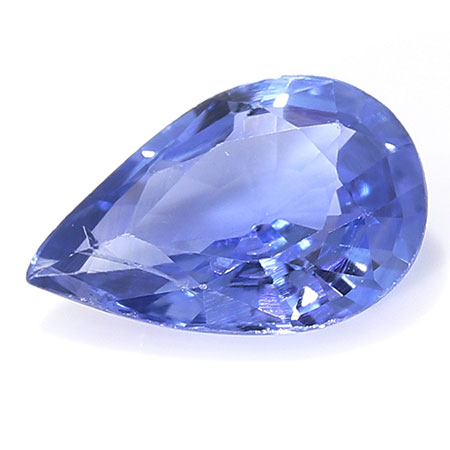 0.38 ct Pear Shape Blue Sapphire : Fine Blue