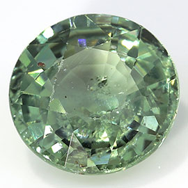 1.05 ct Round Green Sapphire : Fine Green