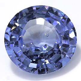 0.95 ct Round Blue Sapphire : Fine Blue