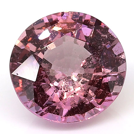 1.00 ct Round Pink Sapphire : Rich Pink