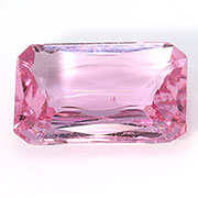 0.53 ct Fine Pink Emerald Cut Pink Sapphire