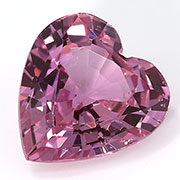0.48 ct Fine Pink Heart Shape Pink Sapphire