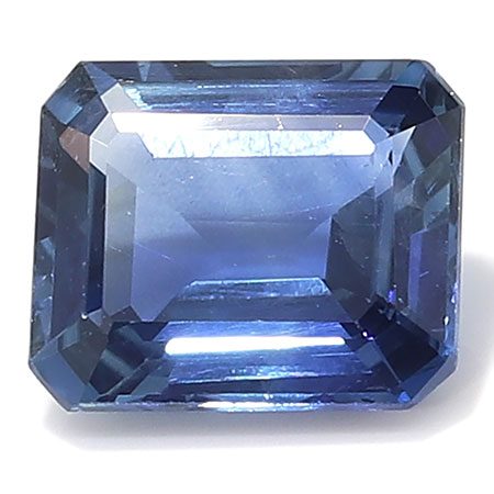 1.59 ct Emerald Cut Sapphire : Royal Blue