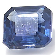 1.23 ct Fine Blue Emerald Cut Sapphire