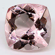 2.87 ct Soft Pink Cushion Cut Morganite