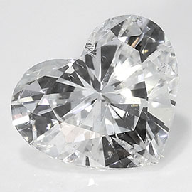 0.37 ct Heart Shape Natural Diamond : D / SI2