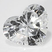 0.37 ct D / SI2 Heart Shape Diamond