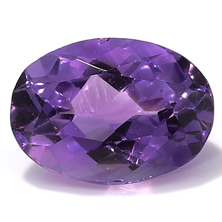 2.35 ct Oval Amethyst : Rich Purple