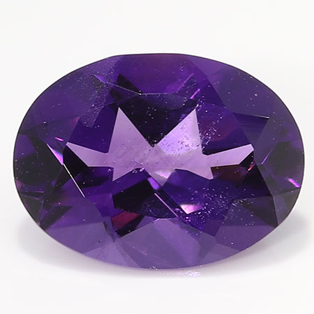 1.06 ct Purple Oval Natural Amethyst