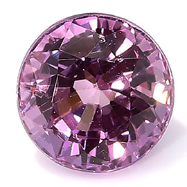 0.57 ct Round Pink Sapphire : Fine Pink