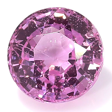 0.60 ct Round Pink Sapphire : Fine Pink