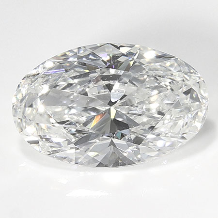 0.70 ct Oval Natural Diamond : F / SI1