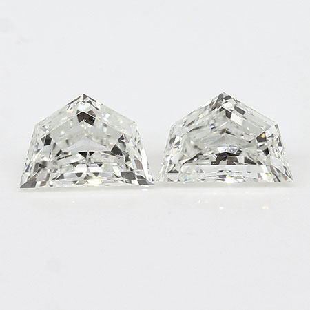 0.50 cttw Pair of Cadillac Natural Diamonds : H / VS1