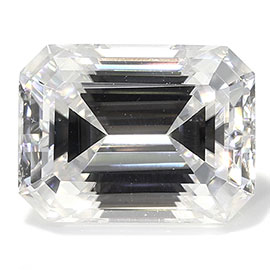 1.65 ct Emerald Cut Moissanite : White