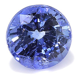 0.70 ct Round Blue Sapphire : Blue