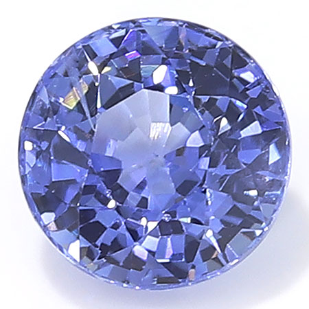 0.69 ct Round Blue Sapphire : Fine Royal Blue