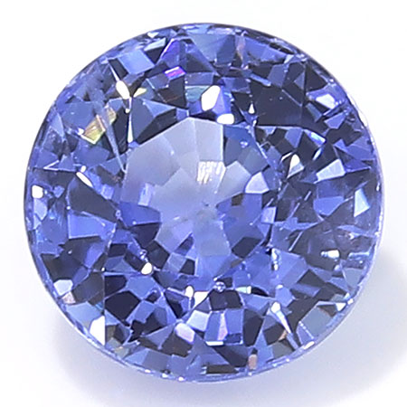 0.69 ct Fine Royal Blue Round Natural Blue Sapphire