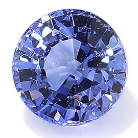 0.66 ct Fine Blue Round Natural Blue Sapphire