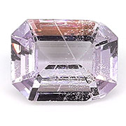 0.41 ct Light Pink Emerald Cut Pink Sapphire