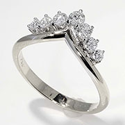 18K White Gold 0.50ct Diamond Ring