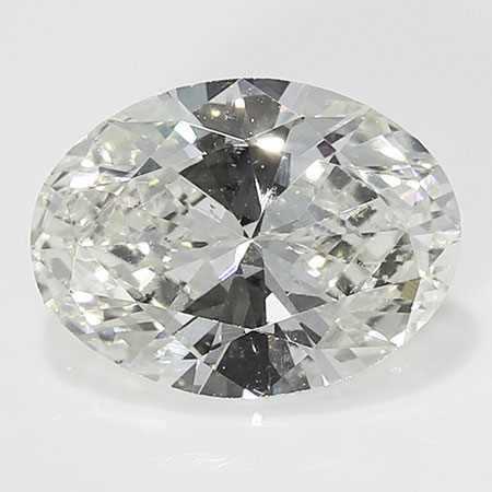 0.93 ct Oval Natural Diamond : K / SI1
