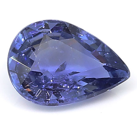0.77 ct Blue Pear Shape Natural Blue Sapphire