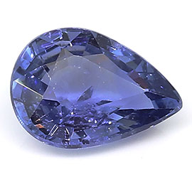 0.77 ct Pear Shape Blue Sapphire : Blue