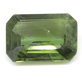 1.02 ct Emerald Cut Green Sapphire : Rich Green