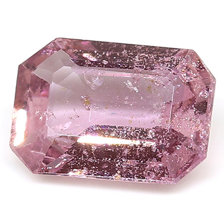0.89 ct Fine Pink Emerald Cut Natural Pink Sapphire