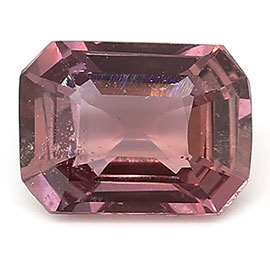 1.09 ct Emerald Cut Pink Sapphire : Intense Pink