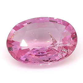 0.74 ct Oval Pink Sapphire : Fine Pink