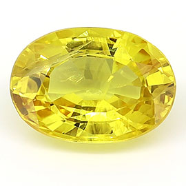 0.91 ct Yellow  Oval Natural Yellow Sapphire