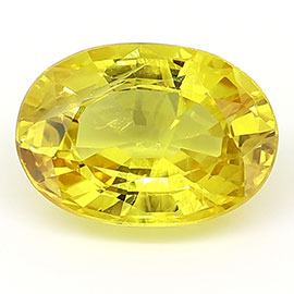 0.91 ct Oval Yellow Sapphire : Yellow