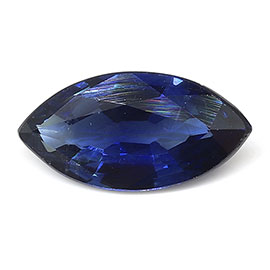 0.85 ct Marquise Blue Sapphire : Rich Blue