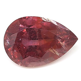 0.62 ct Pear Shape Pink Sapphire : Deep Rich Pink