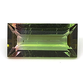 0.59 ct Watermelon Baguette Natural Tourmaline